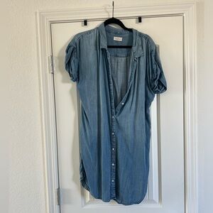 Thread & Supply Chambray Short Sleeve Dress
